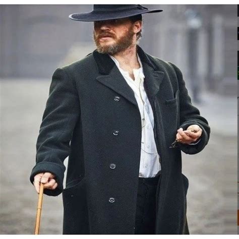 Peaky Blinders Tom Hardy Black Long Trench Coat Celebs Movie Jackets