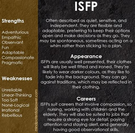 Exploring The ISFP Personality Type