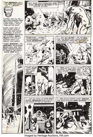 Barry Smith And Sal Buscema Conan The Barbarian 2 Story Page 7 Original