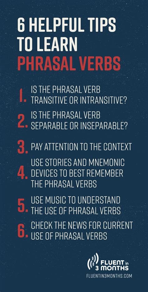 6 Tips To Learn Phrasal Verbs In English Fluent In 3 Months