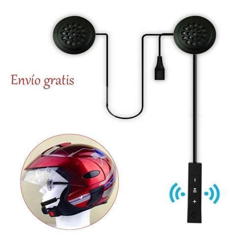 Manos Libres Bluetooth Para Casco Moto Motociclista Intercom Meses