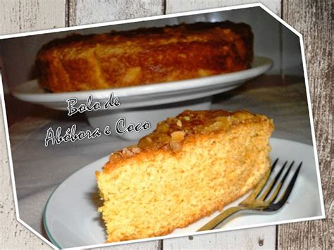 Ponto de Rebuçado Receitas Bolo de Abóbora e coco