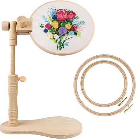 Amazon Embroidery Hoop Stand Adjustable Rotated Embroidery Frame