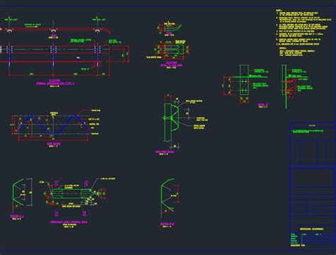 Road Guardrail Details Cad Files Dwg Files Plans And Details