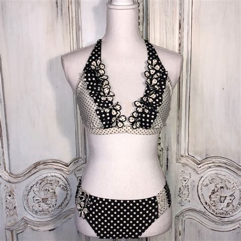 Betsey Johnson Swim Betsey Johnson Itsy Bitsy Polka Dot Bikini