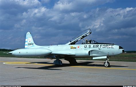 Lockheed T 33a Usa Air Force Aviation Photo 0575193