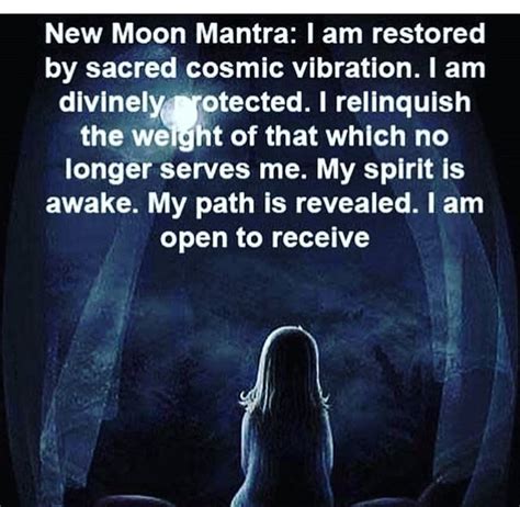 Moon Dust New Moon Awake Mantras Sacred Reveal Spirit Witchy