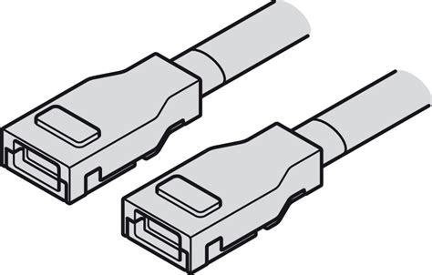 Interconnecting lead Häfele Loox5 for LED silicone strip light