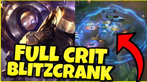 Wait Does Full Crit Blitzcrank Actually Work League Of Legends