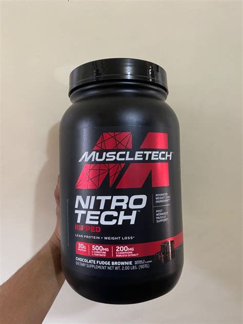 Muscletech Nitrotech Ripped Lean Whey Protein Powder Lbs Muscle