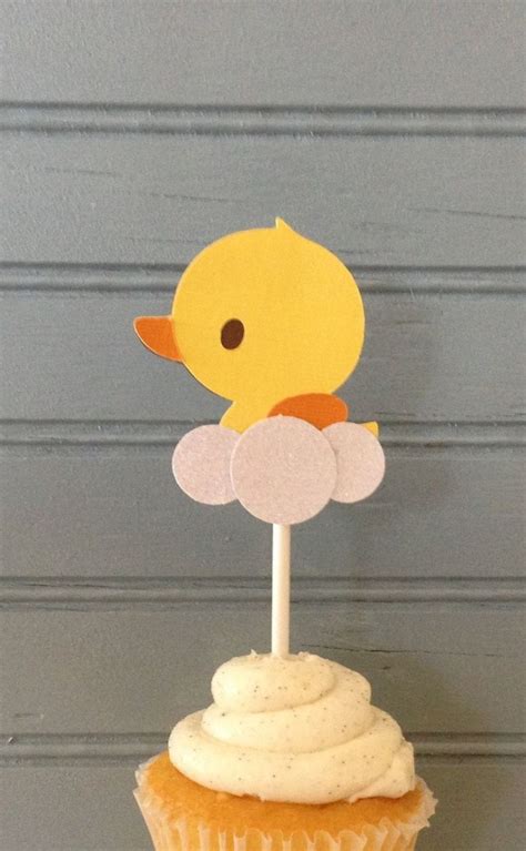 Rubber Duck Cupcake Toppers