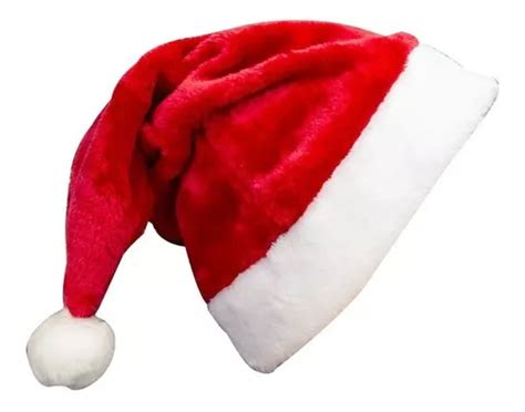 Touca De Papai Noel Luxo Veludo Gorro Natal Adulto Natalino Mercadolivre