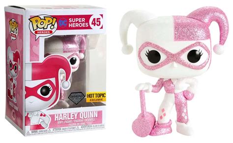 Funko Dc Comics Pop Heroes Harley Quinn Exclusive Vinyl Figure 45 Pink