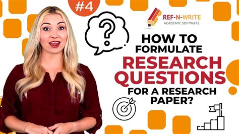 4 How To Formulate Research Questions For A Research Paper YouTube