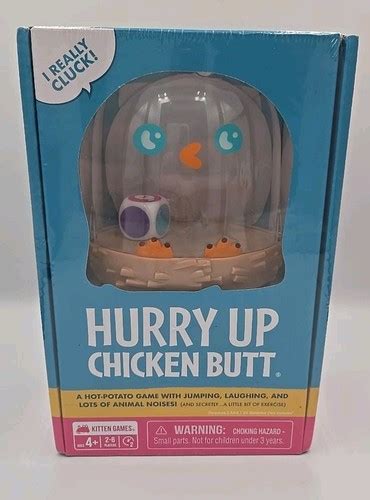 New KITTEN GAMES HURRY UP CHICKEN BUTT GAME AGES HOT POTATO EBay