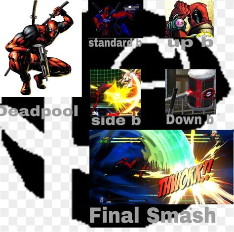 Deadpool Smash Bros Lawl Moveset By Saiyanpikachu On Deviantart