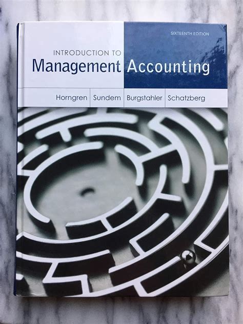 Buy Introduction To Management Accounting Myaccountinglab Book Online