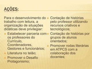 Planejamento 2015 Proposta De Trabalho Para Sala De Leitura PPT