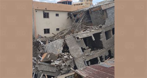 Qué pasó aquí Colapsa edificio en proceso de construcción en San