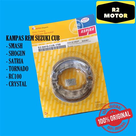 Jual Kampas Rem Tromol Belakang Plus Per Suzuki Cub Smash Shogun Satria