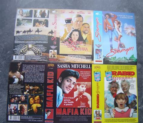 KARA FILMS Lot De 4 Jaquettes Vhs Comme Neuves Mafia Kid EUR 1 00