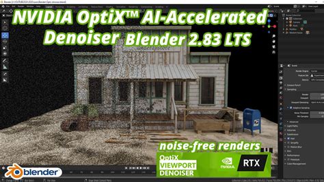 Blender Optix Ai Viewport Denoising Noise Free Renders Blender