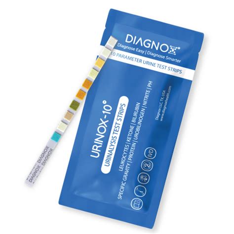 Urinox Multiparameter Urine Test Strips Diagnox Off