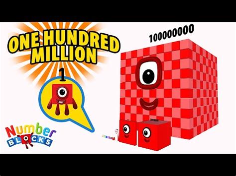 Numberblocks 1 to 100 MILLION (Massive!) - YouTube