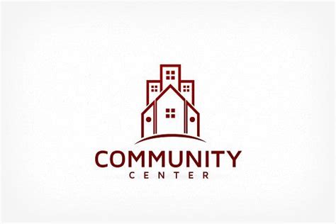 Community Center Building Logo | Building logo, Identity design, ? logo