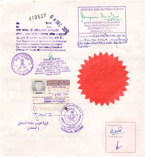 Qatar Attestation Qatar Certificate Attestation Embassy Marriage