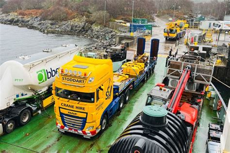 Stoddart Crane Hire Sets Sail To The Isles Again Heavy Lift News