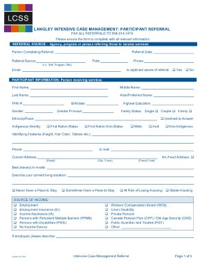 Fillable Online ICM CPS Referral Form Fax Email Print PdfFiller