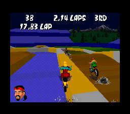 Screenshot of Dirt Trax FX (SNES, 1995) - MobyGames