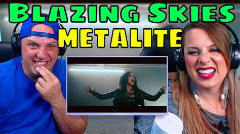 Reaction To Metalite Blazing Skies Official Music Video