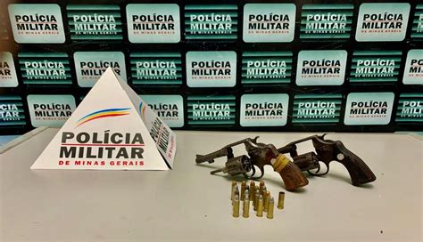 Pai e filho são detidos armas e munição em Pará de Minas Centro