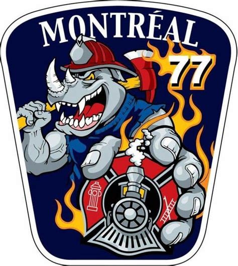 Montreal Fire Dept. Station 77 | Fire dept logo, Fire service, Firefighter