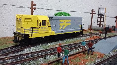 MODELS FERROVIAS BRASIL Locomotiva G12 RFFSA Fase 2 Escala Ho