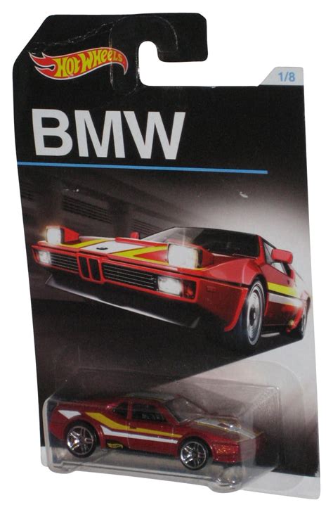 Hot Wheels Bmw M1 2015 Mattel Red Die Cast Toy Car 1 8