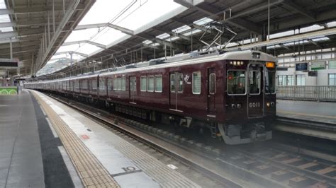 阪急電鉄 阪急6000系電車 6011 川西能勢口駅 阪急 鉄道フォト・写真 By 高テツさん レイルラボraillab