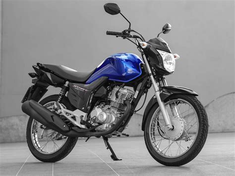 Honda Cg Start Ganha Cor Azul Veja Pre O E Fotos Motoo