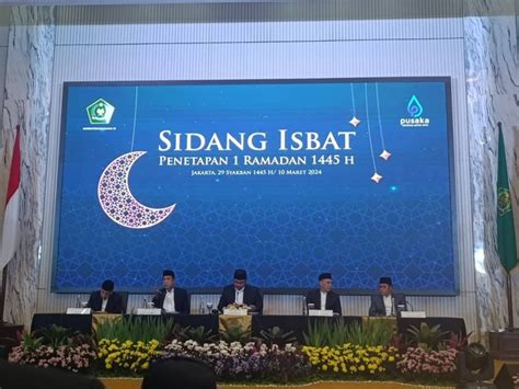 Hasil Sidang Isbat Awal Puasa Ramadan Selasa 12 Maret 2024 Kumparan