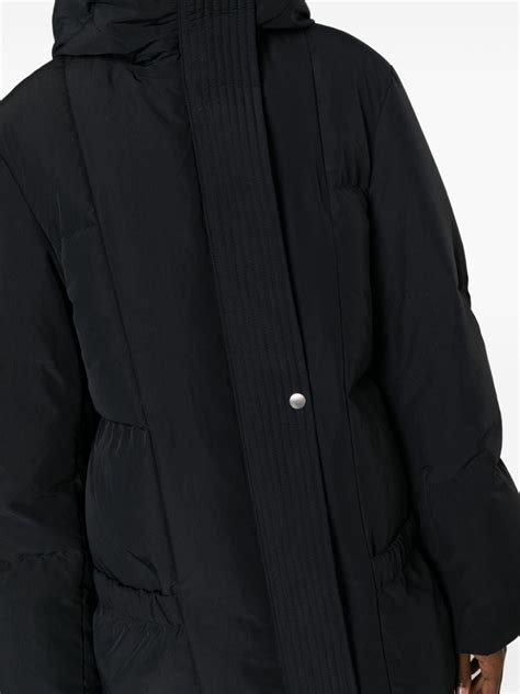 Jil Sander Hooded Padded Coat Black FARFETCH