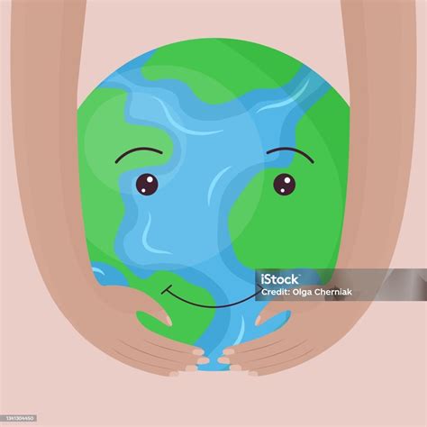 Concept De Sauver La Terre Illustration Vectorielle De La Terre