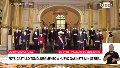 Pedro Castillo Aumenta De A Ministras Mujeres En El Nuevo Gabinete