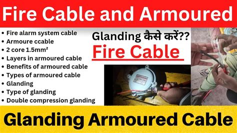 Fire Cable Glanding Armoured Cable Glanding Armoured Cable