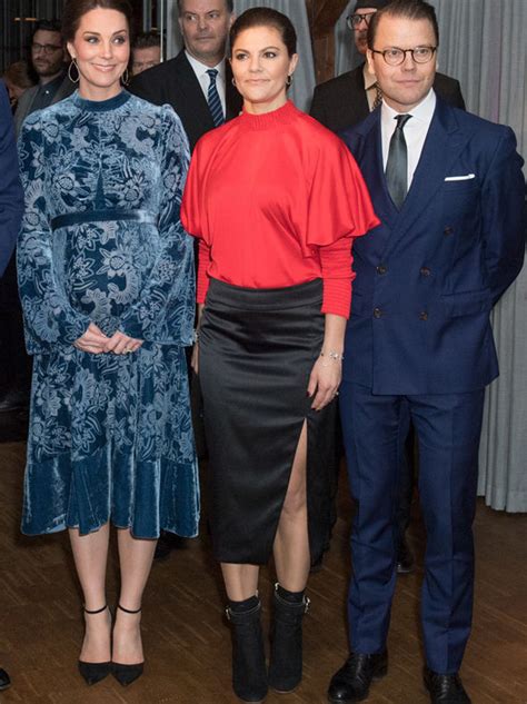 Crown Princess Victoria In Sexy Skirt With Kate And William Pictures Uk