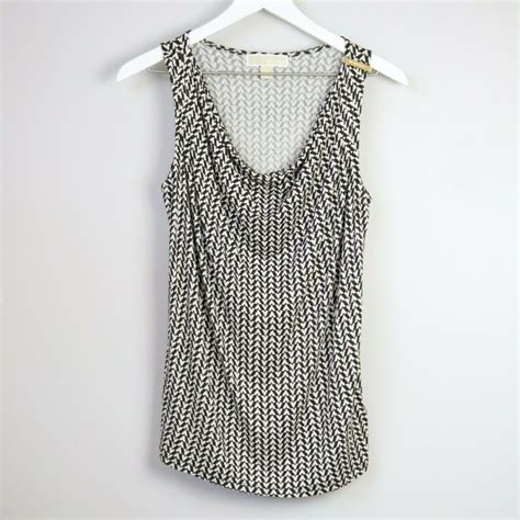 Michael Michael Kors Cowl Neck Sleeveless Blouse Gem