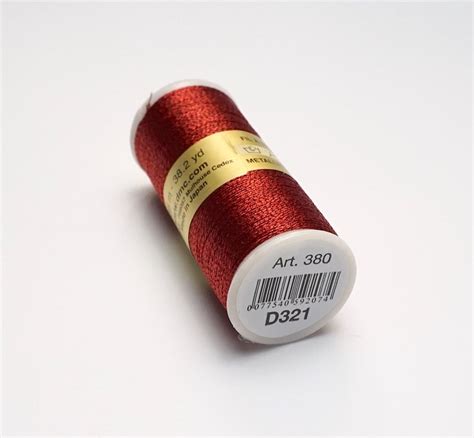 Dmc Diamant Ruby Red Ruby Red Diamant Metallic Red Thread Etsy