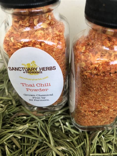 Thai Chili Powered Ground Sanctuary Herbs Of Providence