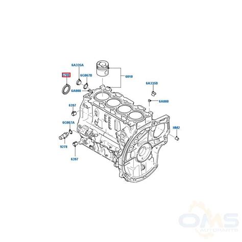 Focus Mondeo Fiesta Kuga Front Crankshaft Seal OMS Auto Parts